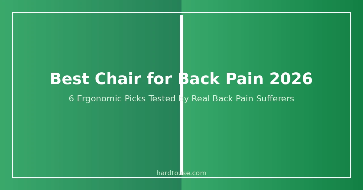 Best ergonomic office chair for lower back pain with adjustable lumbar support
