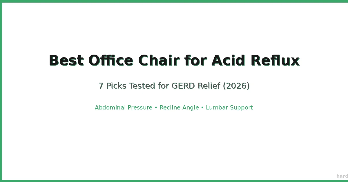 Best office chair for acid reflux and GERD - Herman Miller Embody with recline feature showing proper seated posture for reflux relief