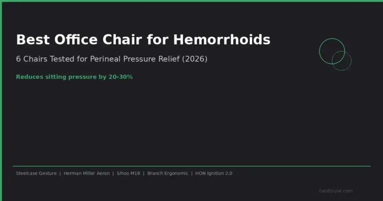 Best Office Chair for Hemorrhoids: 6 Picks Tested for Perineal Pressure Relief (2026)