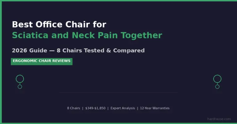 Best Office Chair for Sciatica and Neck Pain Together in 2026