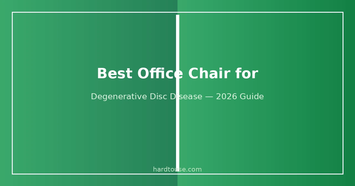 Best office chair for degenerative disc disease - ergonomic seating guide with lumbar support comparison