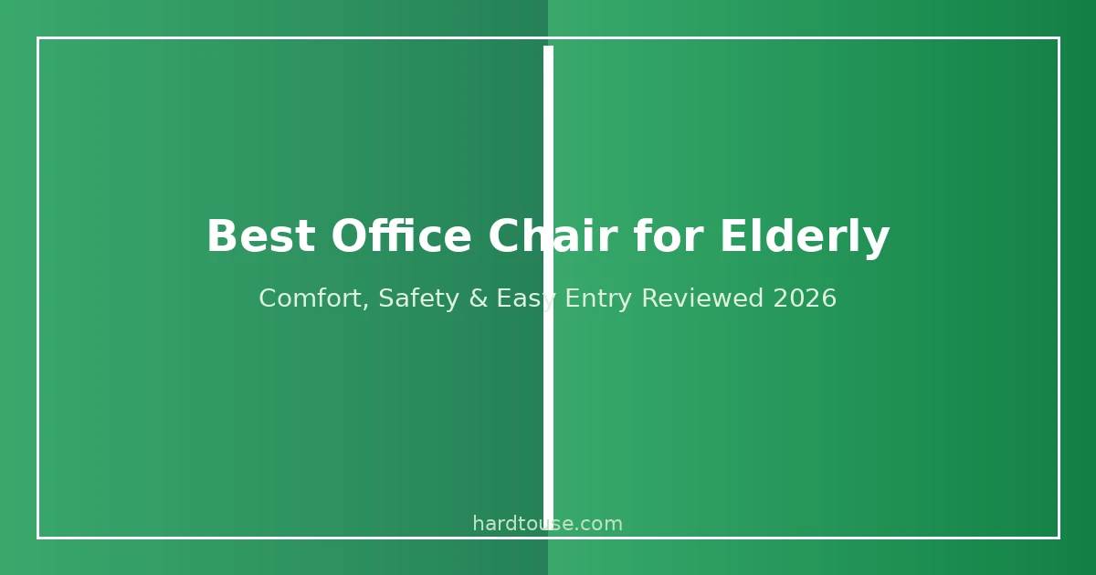 Best office chair for elderly users with easy entry and lumbar support