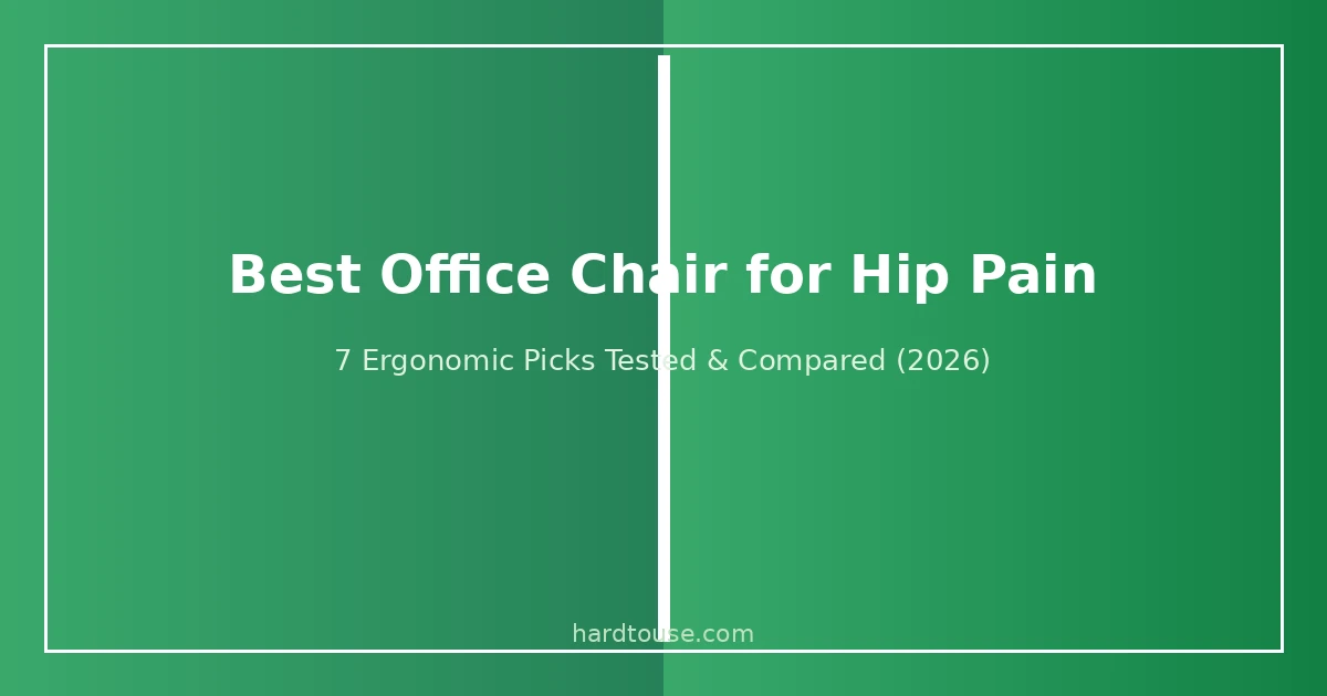 Best office chair for hip pain with ergonomic seat design for pressure relief