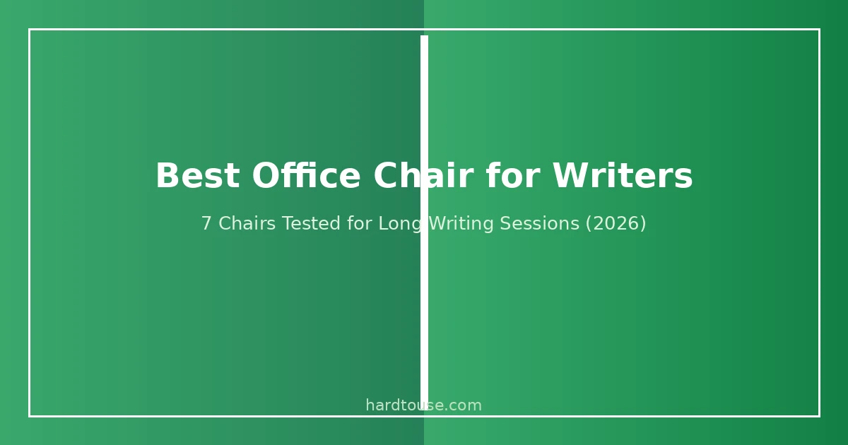 Best office chair for writers tested for long writing sessions 2026