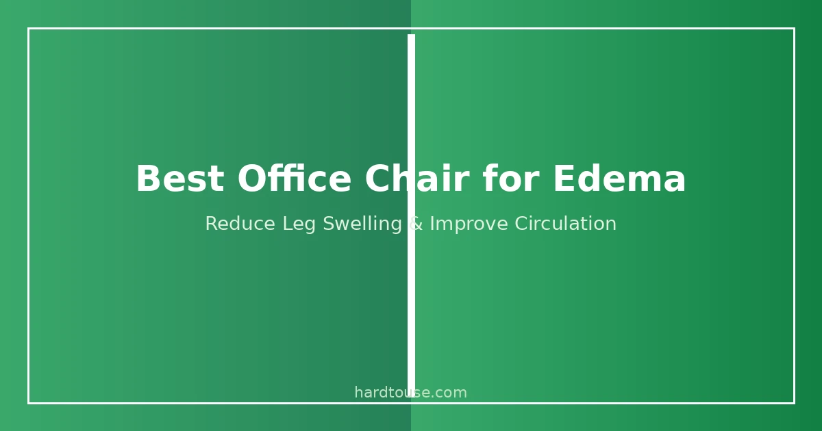 Best office chair for edema — reduce leg swelling and improve circulation while working