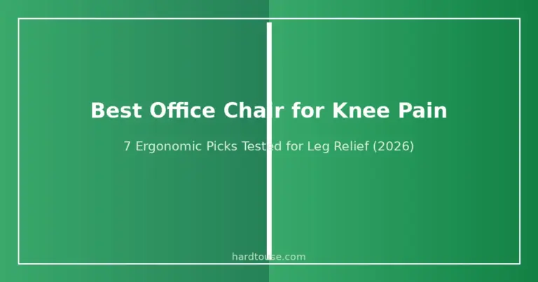 Best Office Chair for Knee Pain: 7 Ergonomic Picks Tested for Leg Relief (2026)