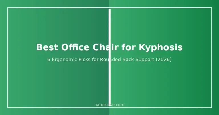 Best Office Chair for Kyphosis: 6 Ergonomic Picks for Rounded Back Support (2026)