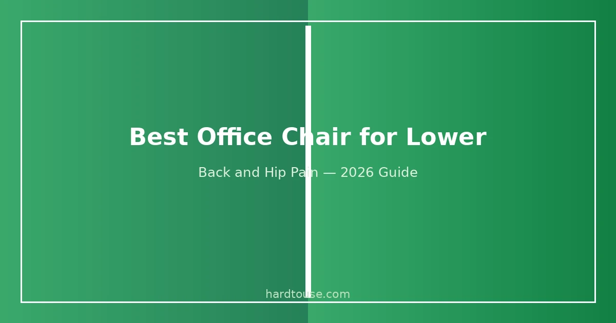 Best office chair for lower back and hip pain ergonomic guide