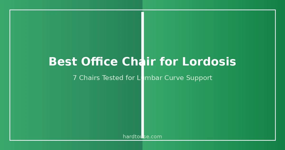 Best office chair for lordosis - ergonomic chairs with adjustable lumbar support for excessive spinal curvature