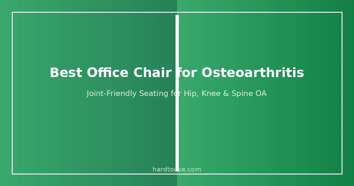 Best office chair for osteoarthritis with pressure-relieving seat cushion and adjustable lumbar support for joint pain relief