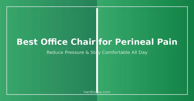 Best Office Chair for Perineal Pain in 2026 — Reduce Pressure & Stay Comfortable