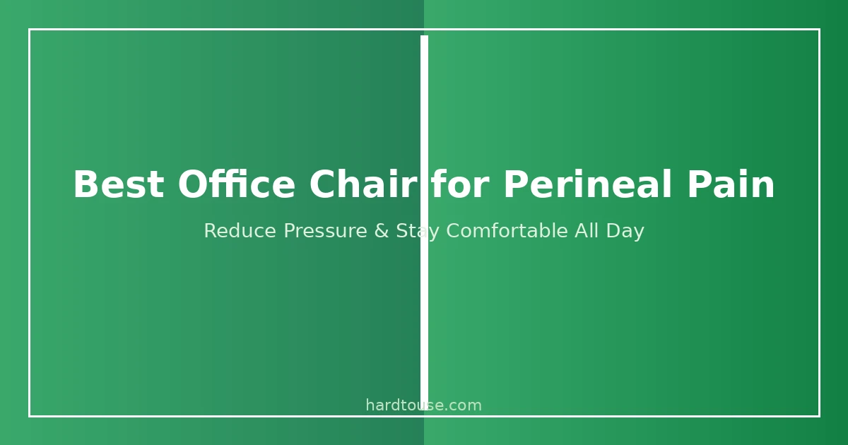 Best office chair for perineal pain - reduce pressure and stay comfortable all day