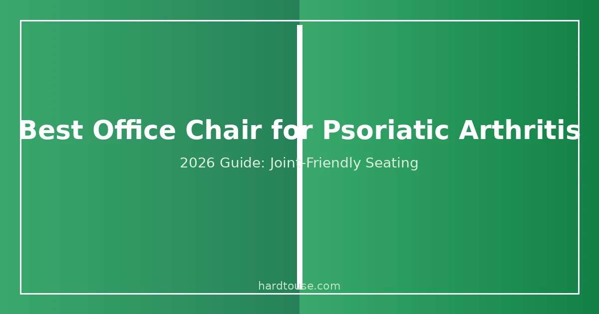 Best office chair for psoriatic arthritis with joint-friendly seat cushion and adjustable lumbar support for 2026