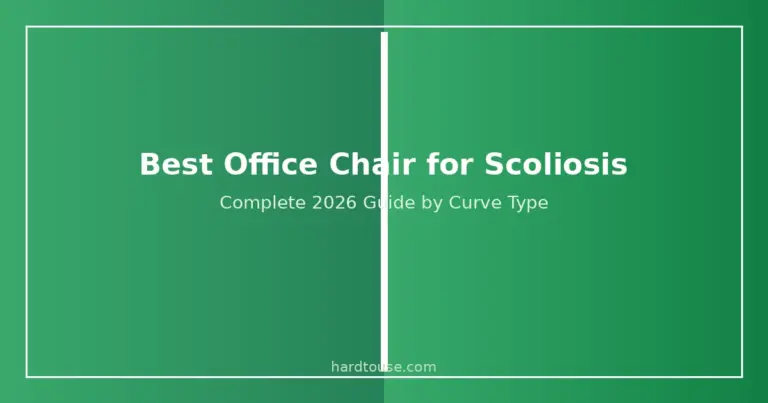 Best Office Chair for Scoliosis: Complete 2026 Guide by Curve Type