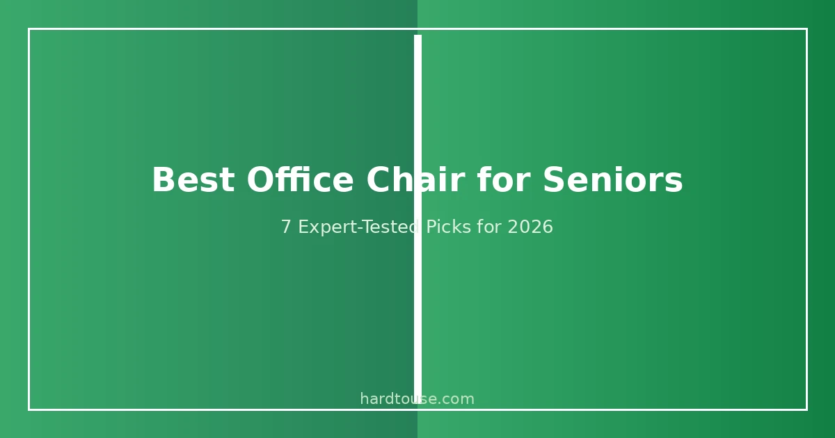 Best office chair for seniors with adjustable lumbar support and easy seat height adjustment for elderly comfort