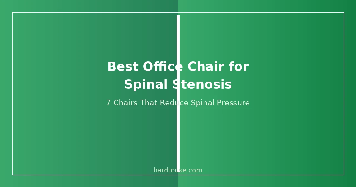 Best office chair for spinal stenosis - ergonomic chairs that reduce spinal pressure