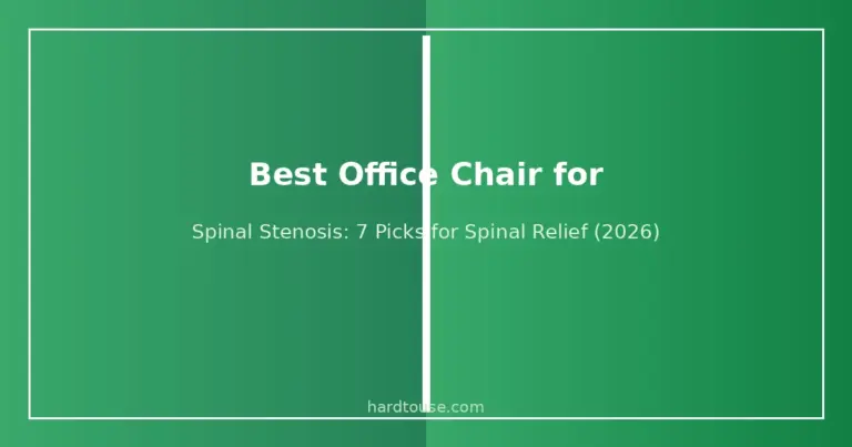 Best Office Chair for Spinal Stenosis: 7 Chairs Tested for Spinal Relief (2026)