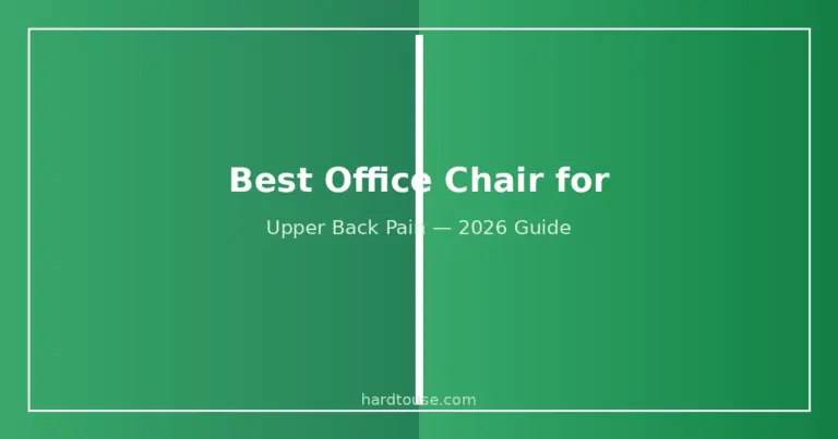 Best Office Chair for Upper Back Pain: 5 Chairs Tested (2026)