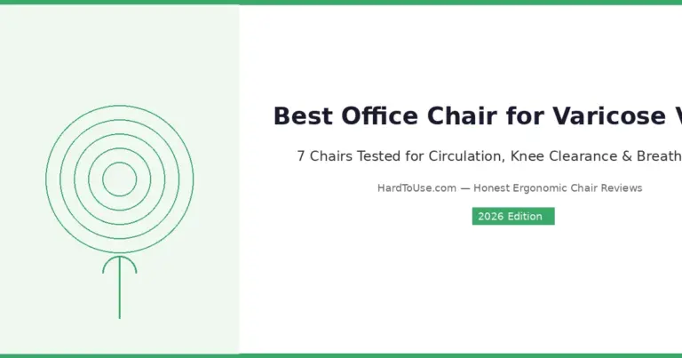 Best Office Chair for Varicose Veins: 7 Picks Tested for Circulation Relief (2026)