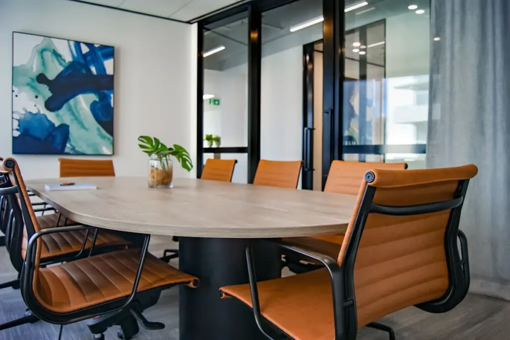 Person sitting in ergonomic office chair with good posture