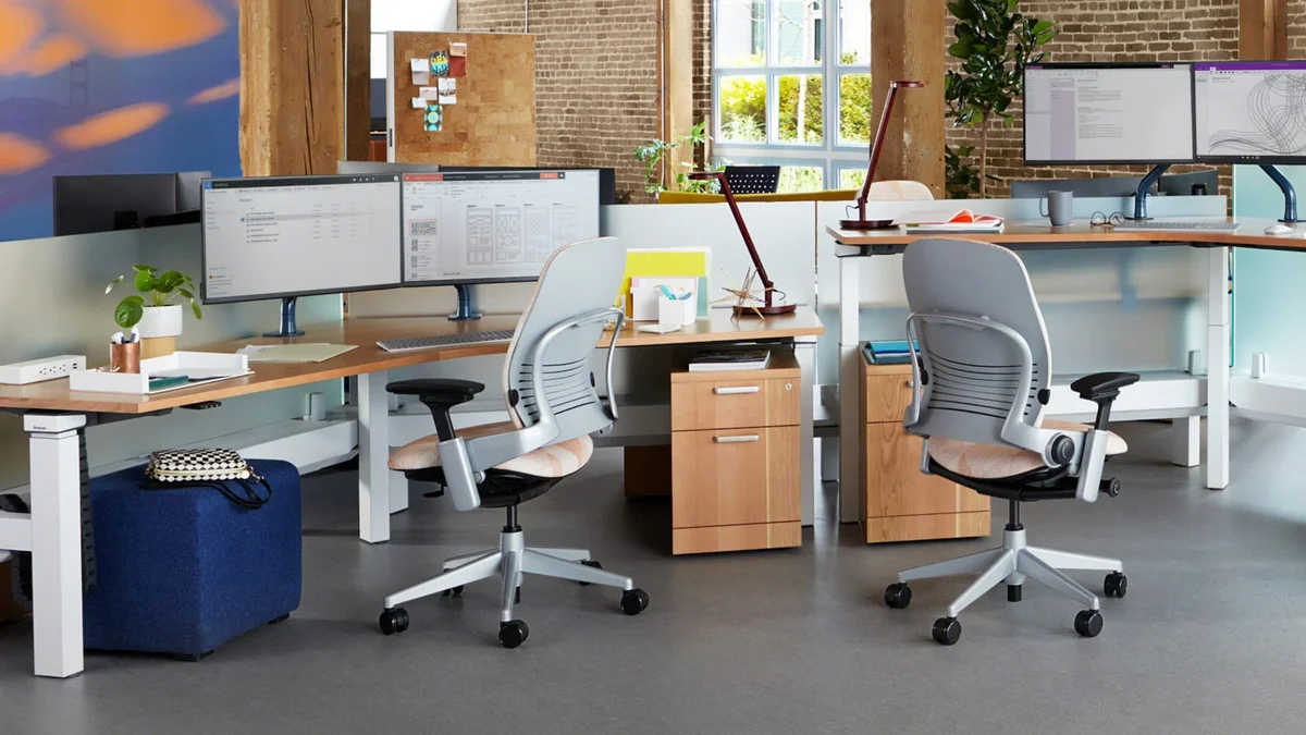 Steelcase Leap V2 lumbar support for spinal stenosis and sciatica