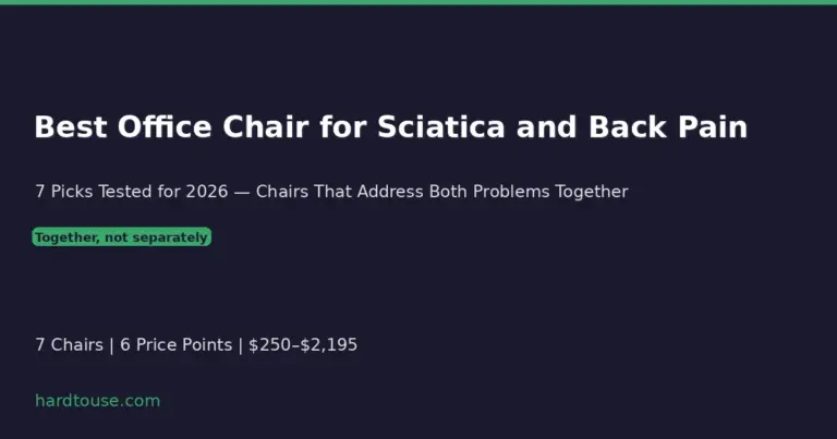 Best Office Chair for Sciatica and Back Pain Together: 7 Picks Tested for 2026