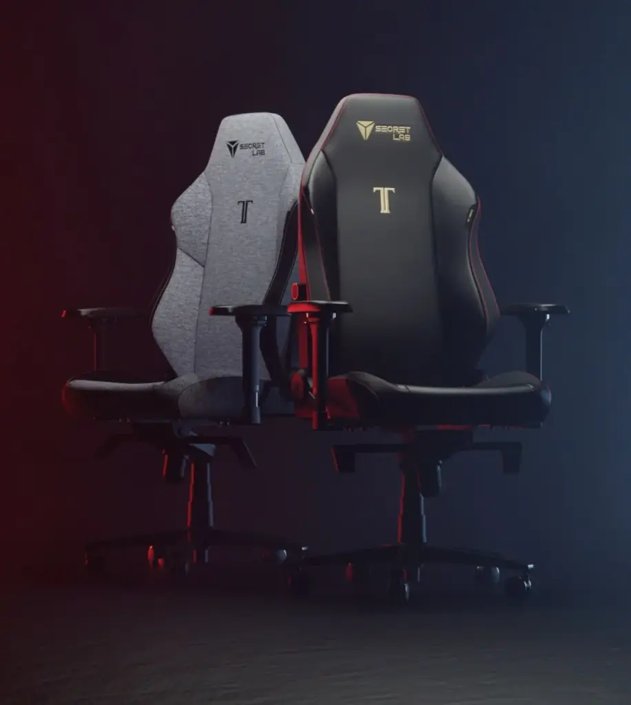 Secretlab Titan gaming chair with lumbar support