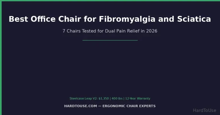Best Office Chair for Fibromyalgia and Sciatica Together: 7 Picks Tested (2026)