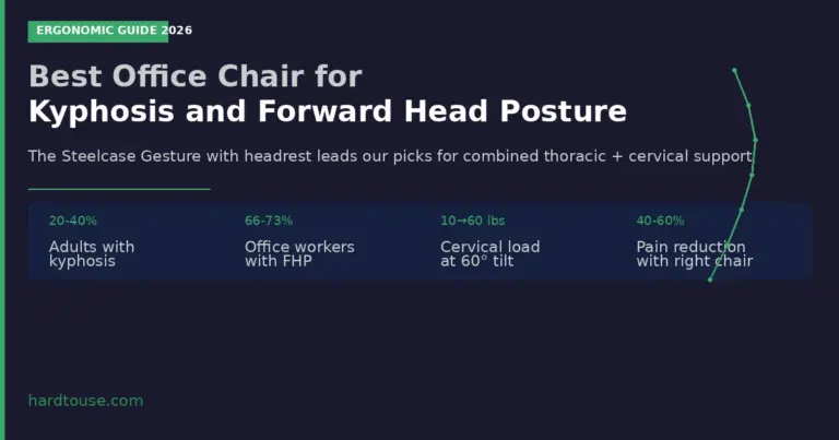 Best Office Chair for Kyphosis and Forward Head Posture Together (2026)