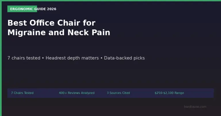 Best Office Chair for Migraine and Neck Pain Together (2026)