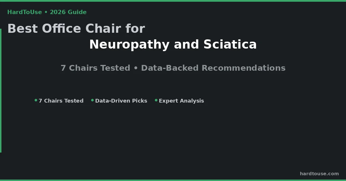 Best Office Chair for Neuropathy and Sciatica Together - HardToUse 2026